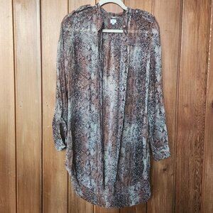 Wilfred silk shirt dress